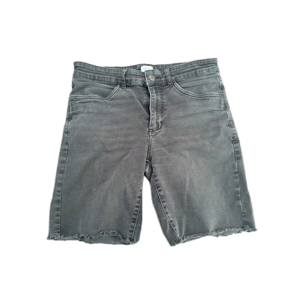 Men's Ripton Life Is Jort Sz 33 Black Jean Shorts